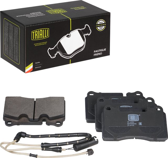 Тормозные колодки Trialli (Low-Metallic). Артикул PF 4250