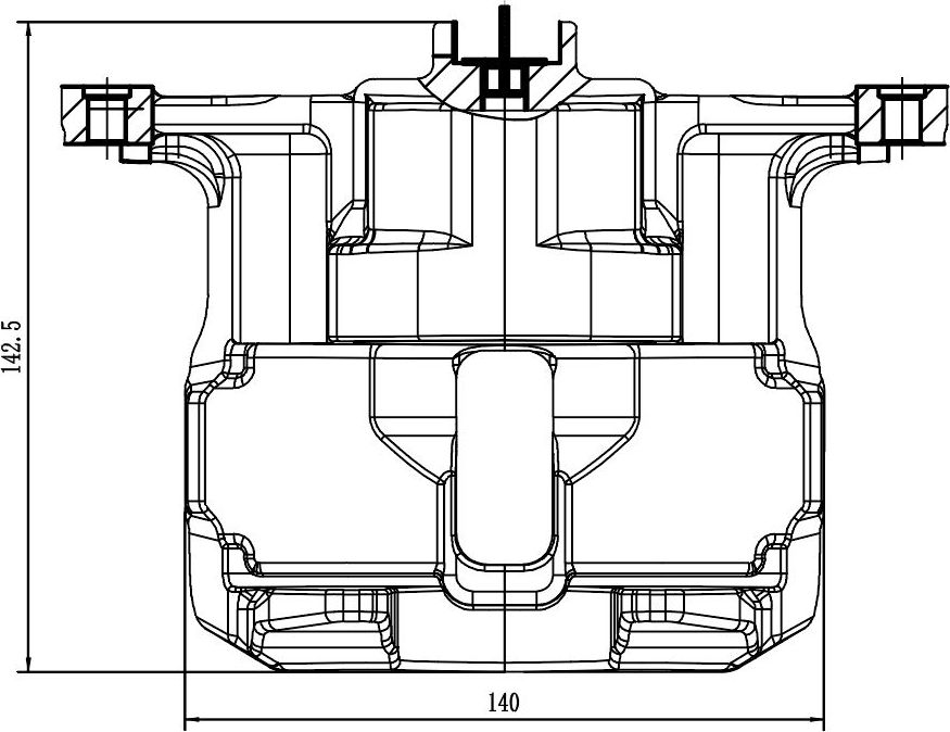 Тормозной суппорт Trialli. Артикул CF 207001