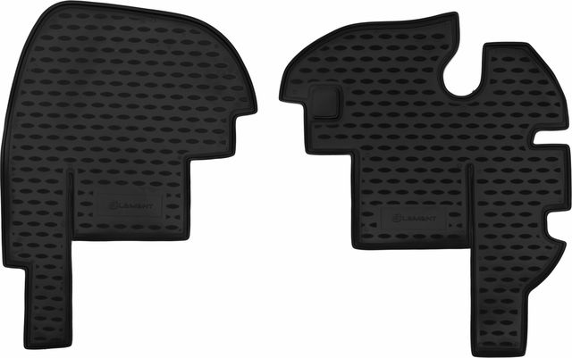 Коврики полиуретановые Element для салона УАЗ 2206 фургон 2020-2026. Артикул ELEMENTA0N056210.F