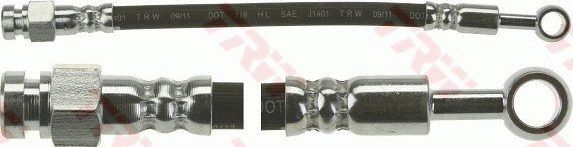 Тормозной шланг TRW задний для Kia Sorento I 2002-2011. Артикул PHD1107