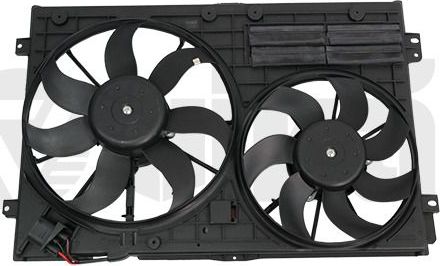 Вентилятор радиатора двигателя (в сборе) Vika. Артикул 91210547901