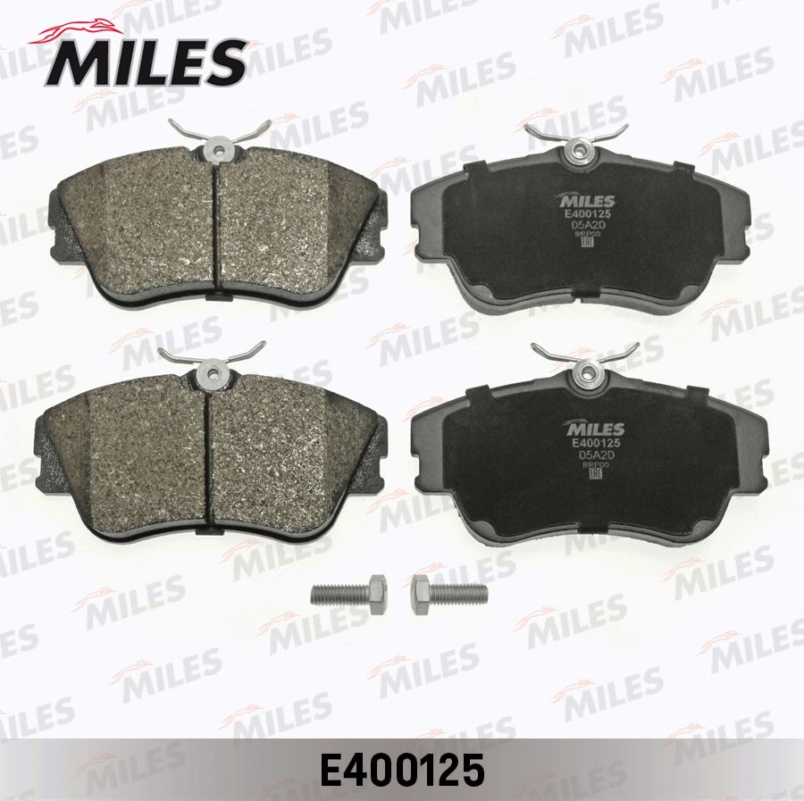 Тормозные колодки Miles (Low-Metallic). Артикул E400125