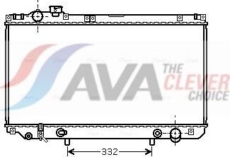 Радиатор охлаждения двигателя AVA. Артикул TO2312