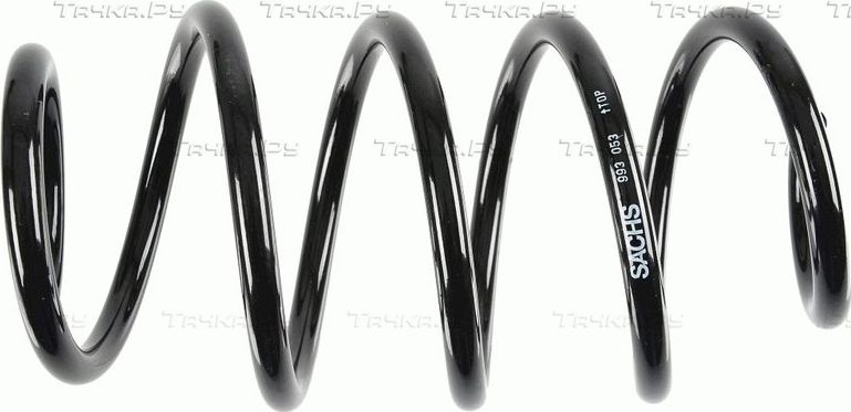 Пружина подвески SACHS передняя для Volkswagen Scirocco III 2008-2017. Артикул 993 053