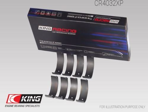 Вкладыши шатунные King. Артикул CR4032XP