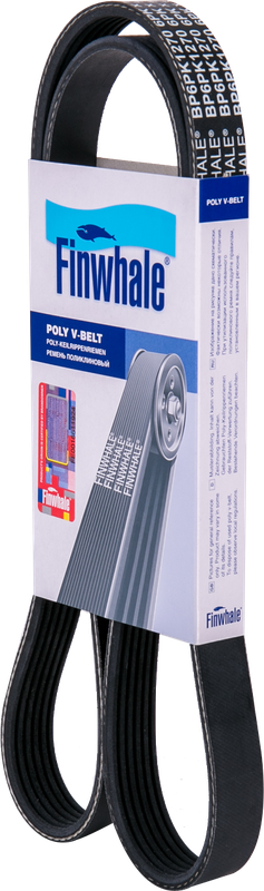 Приводной ремень поликлиновой Finwhale для Ford S-MAX II 2015-2018. Артикул BP6PK1270