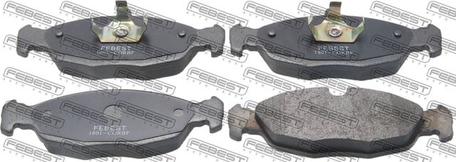 Тормозные колодки Febest передние для Daewoo Lanos 1997-2008. Артикул 1801-CORBF