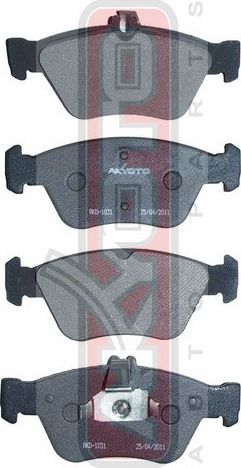 Тормозные колодки Akyoto Packing AKYOTO. Артикул AKD-1031