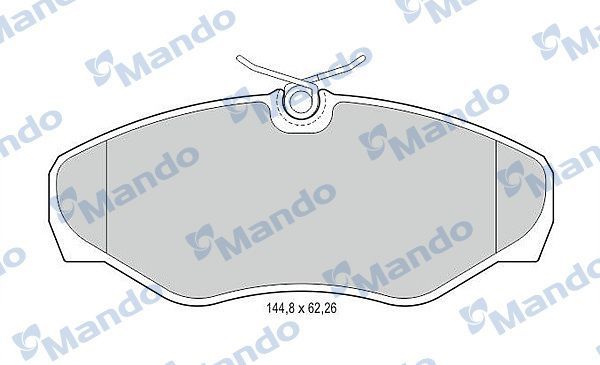 Тормозные колодки Mando. Артикул MBF015021
