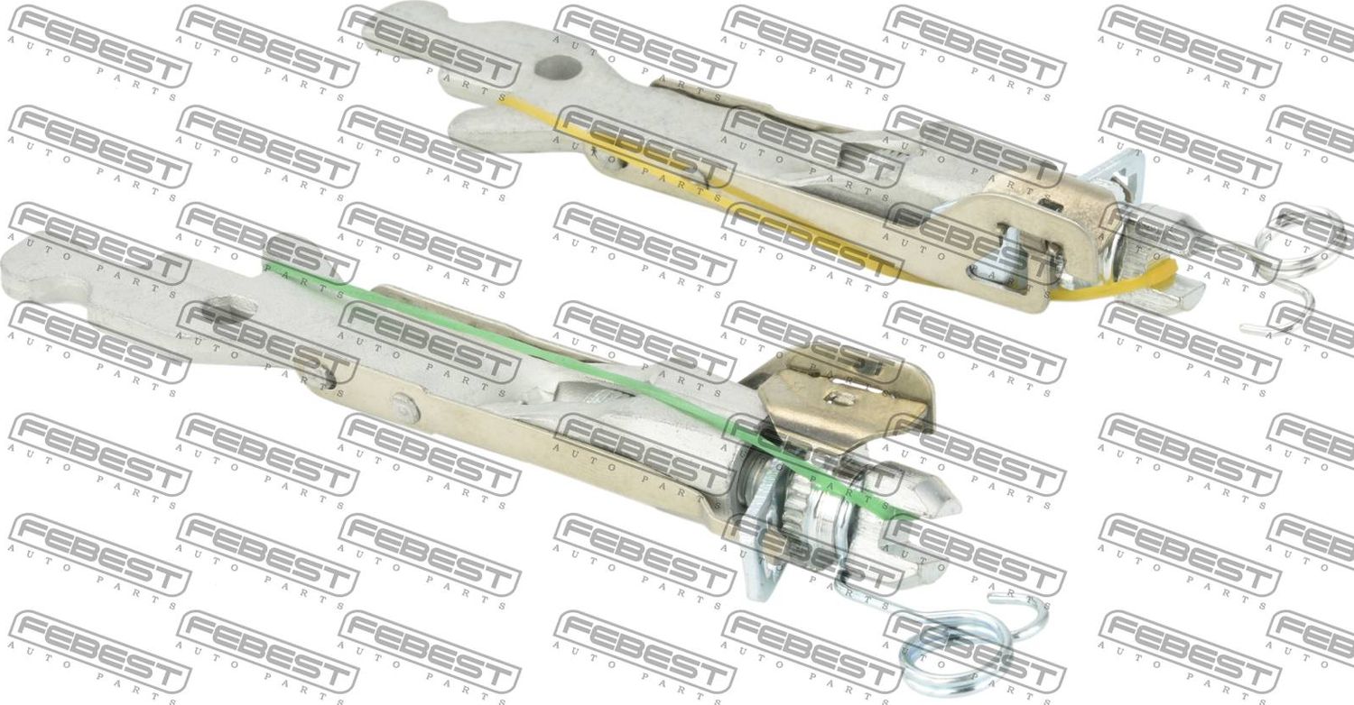 РЕГУЛЯТОР ЗАДНИХ ТОРМОЗНЫХ КОЛОДОК КОМПЛЕКТ, шт Febest. Артикул 2404-SAN8R