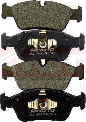 Тормозные колодки Akyoto Packing AKYOTO. Артикул AKD-19103