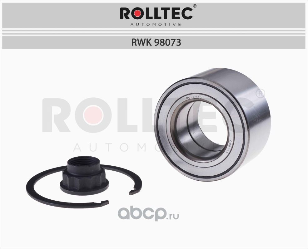 Подшипник ступицы (Rolltec). Артикул RWK98073