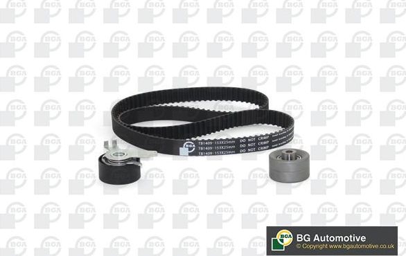 Ремень ГРМ с роликами (комплект) BGA. Артикул TB1409K