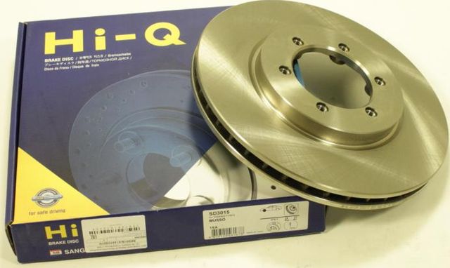 Тормозной диск Sangsin Hi-Q передний для SsangYong Musso I 1993-2007. Артикул SD3015
