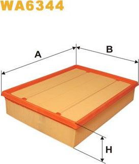 Воздушный фильтр WIX Filters для Volkswagen Transporter T4 1995-2003. Артикул WA6344