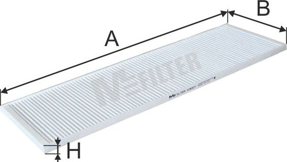 Салонный фильтр MFilter для MAN HOCL 2006-2014. Артикул K 9007