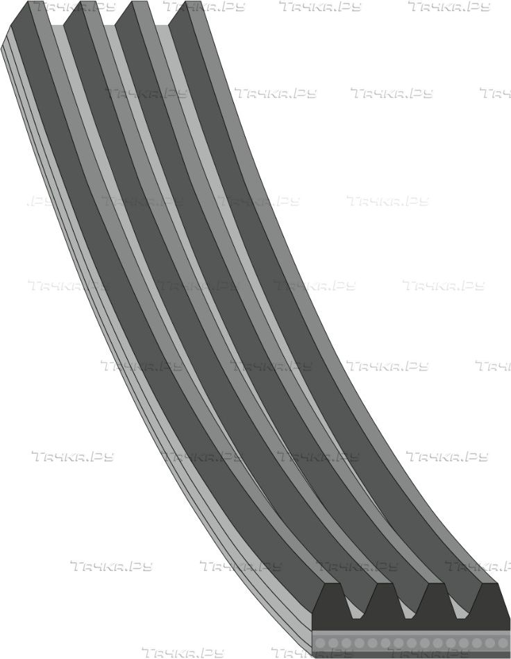 Приводной ремень поликлиновой Febi Bilstein для Dacia Sandero I 2008-2012. Артикул 28769