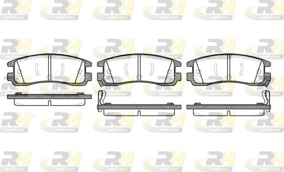 Тормозные колодки RoadHouse задние для Oldsmobile Cutlass Supreme 1988-1997. Артикул 2566.22