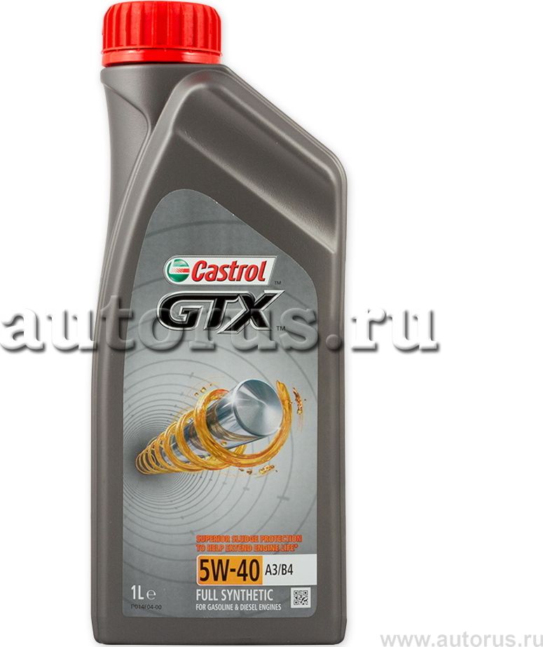 Castrol GTX 5w40 A3/B4 1л. Моторное масло. Артикул 15B9F6