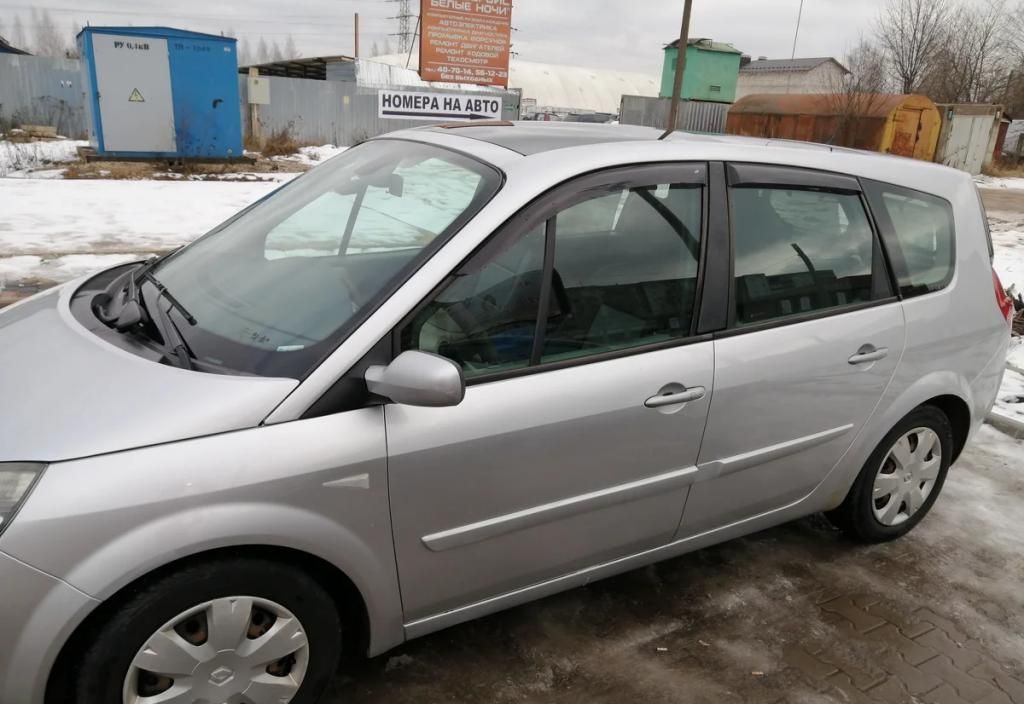 Дефлекторы Cobra Tuning для окон Renault Scenic II (в т.ч. Grand) 2003-2009. Артикул R11003