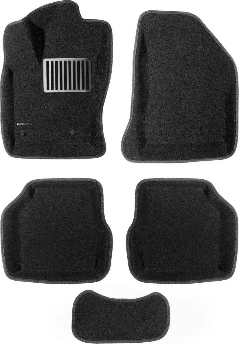 Коврики текстильные Euromat 3D Business для салона Jeep Compass II 2018-2026 Бежевые. Артикул EMC3D-002762T