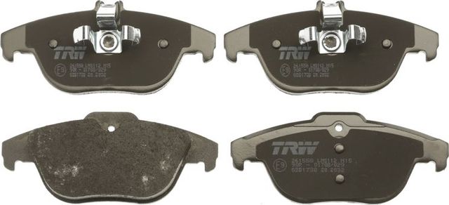 Тормозные колодки TRW COTEC задние для Mercedes-Benz GLK-Класс I (X204) 2008-2015. Артикул GDB1738