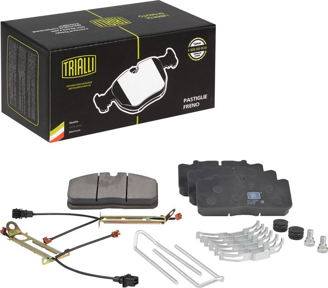 Тормозные колодки Trialli (Low-Metallic) для MAN M2000 1995-2007. Артикул PFT 29088