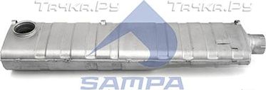 Глушитель (задняя часть) Sampa для Volvo  FH16 II 2012-2026. Артикул 031.396
