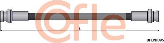 Тормозной шланг Cofle. Артикул 92.BH.NI095