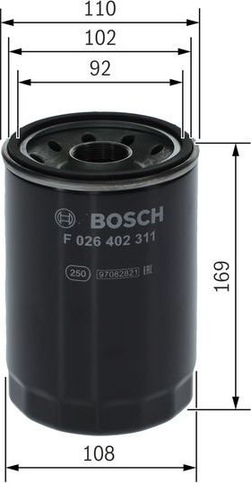 Топливный фильтр Bosch. Артикул F 026 402 311