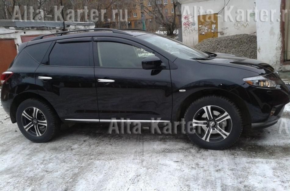 Дефлекторы Cobra Tuning для окон Nissan Murano Z51 2008-2015. Артикул N13508