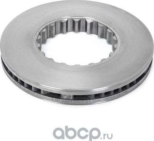 Диск тормозной VOLVO TRUCK FH (2002-2008) D370 (Topcover). Артикул T01927003