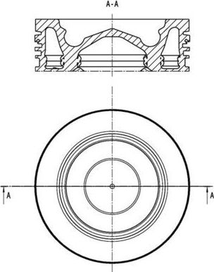 Поршень Mahle. Артикул 061 PI 00139 000