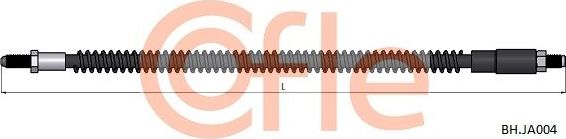 Тормозной шланг Cofle передний для Jaguar XK I 1996-2006. Артикул 92.BH.JA004