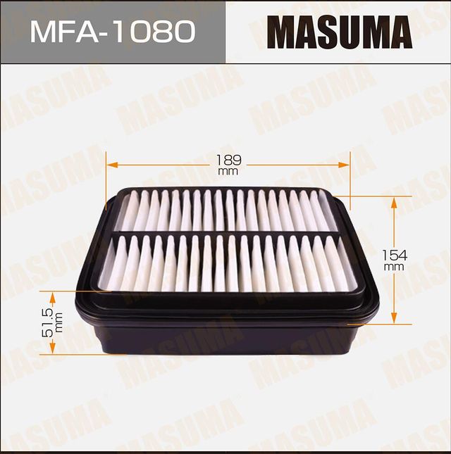 Воздушный фильтр Masuma. Артикул MFA-1080