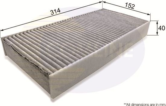 Салонный фильтр Comline. Артикул EKF109A