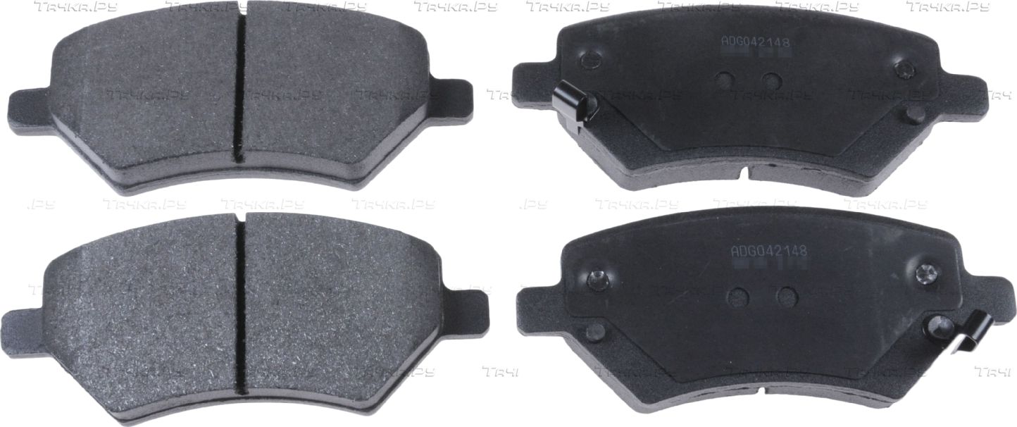 Тормозные колодки Blue Print передние для Chery M11 (A3) 2008-2014. Артикул ADG042148