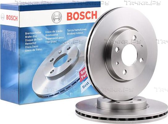 Тормозной диск Bosch передний для Fiat Linea 2007-2017. Артикул 0 986 478 639