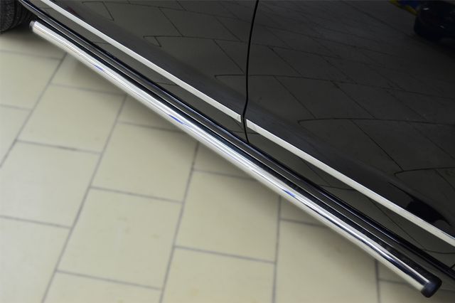 Защита порогов RusStal труба d63 (вариант 2) для Great Wall Hover H6 2013-2017. Артикул GH6T-0016282