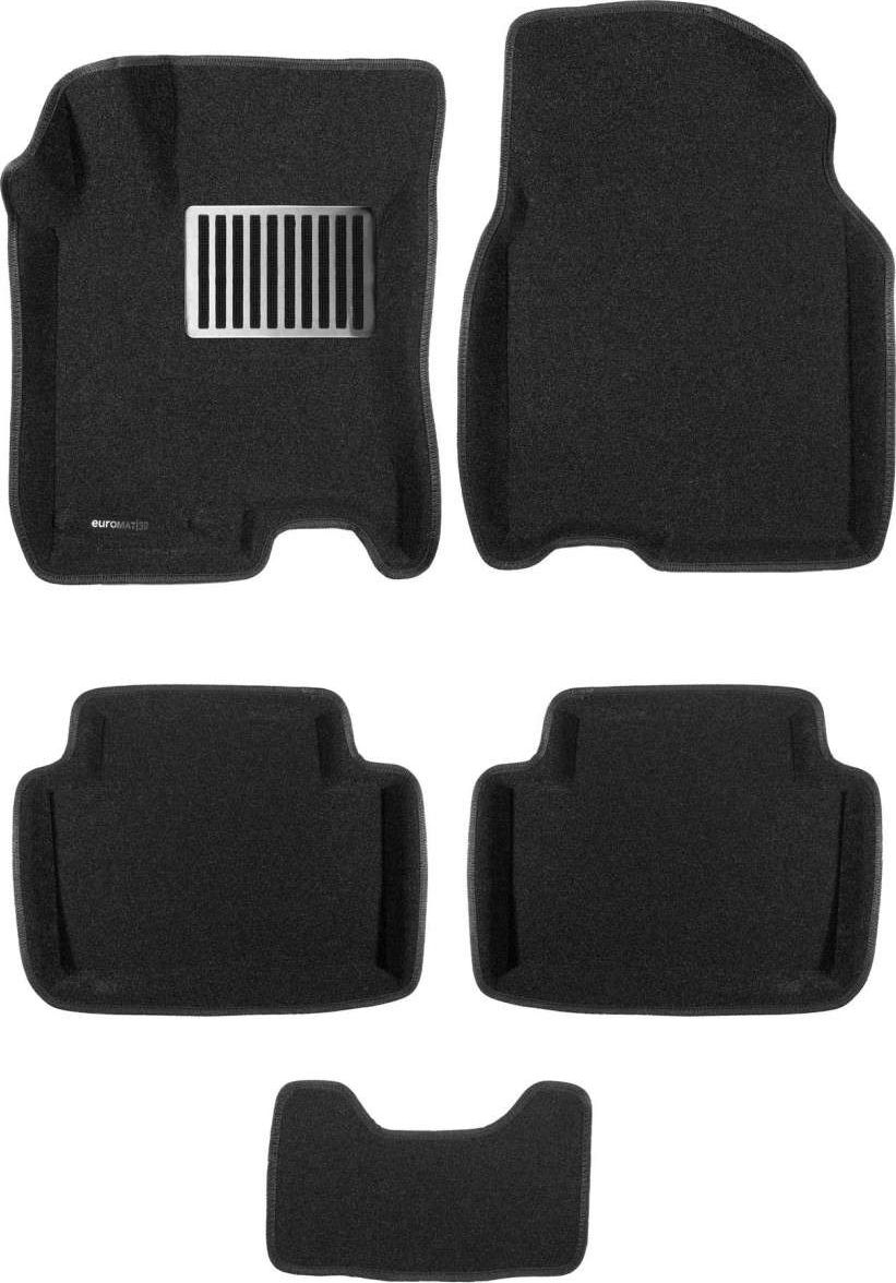 Коврики текстильные Euromat 3D Business для салона Nissan Qashqai I 2007-2013 Бежевые. Артикул EMC3D-003714T