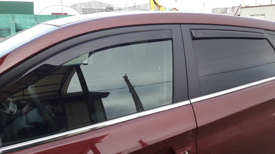 Дефлекторы Heko для окон Hyundai Tucson III 2015-2021. Артикул 17285