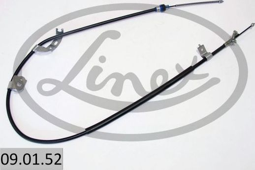 Трос ручника (тросик ручного тормоза) Linex. Артикул 09.01.52