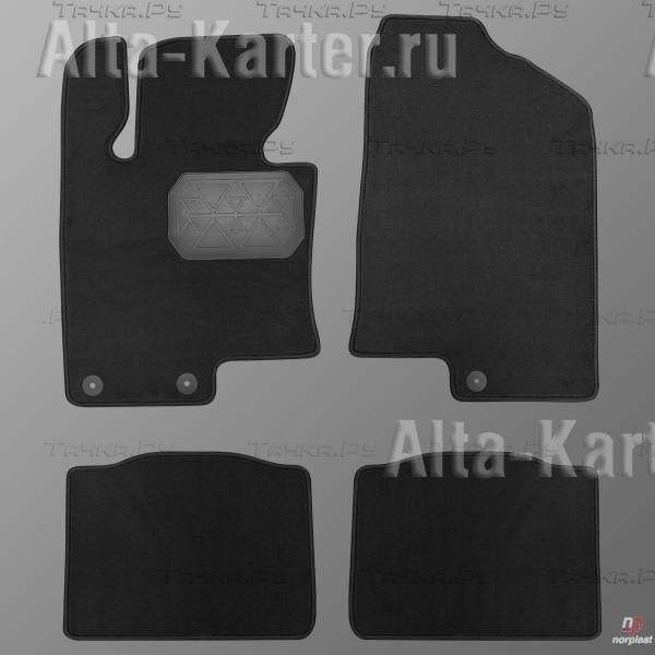 Коврики текстильные Норпласт в салон Toyota Avensis 2003-2008. Артикул NPL-VTE-880-030