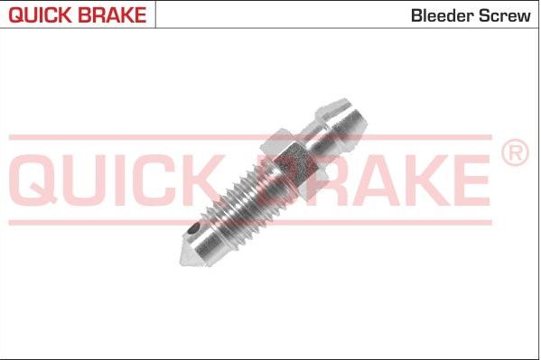 ШТУЦЕР ПРОКАЧНОЙ ТОРМОЗНОЙ МАГИСТРАЛИ Quick Brake. Артикул 0015