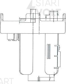 Топливный фильтр StartVOLT. Артикул VS-FF 0803