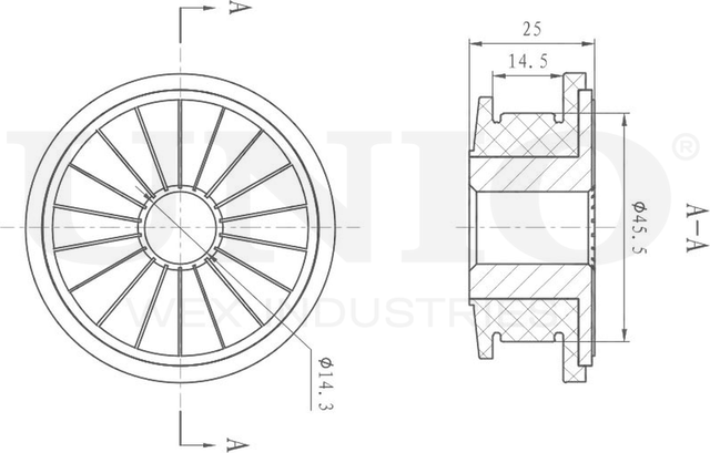 Сайлентблок подрамника (Unio). Артикул RMP-20243