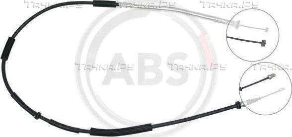 Трос ручника (тросик ручного тормоза) ABS. Артикул K18148