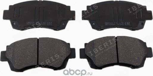 КОЛОДКИ ТОРМ.ПЕРЕД., К-Т TOYOTA IS 200/300 (E10), GS (S147) (Iberis). Артикул IB153224 