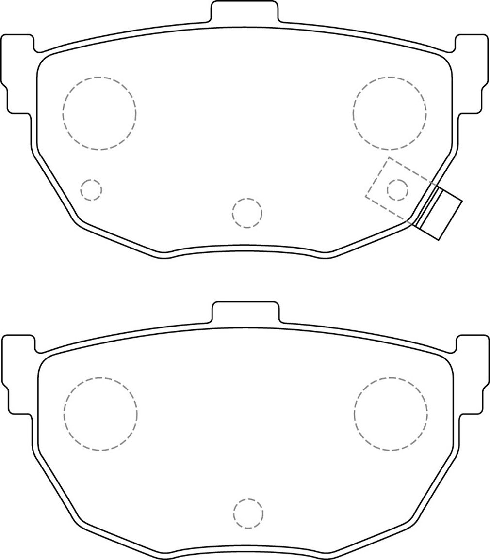 Тормозные колодки NiBK. Артикул PN2130