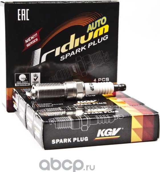 Свечи KGV FORD Focus, MAZDA, OPEL, VOLVO (Iridium) KGV. Артикул LTR5GP